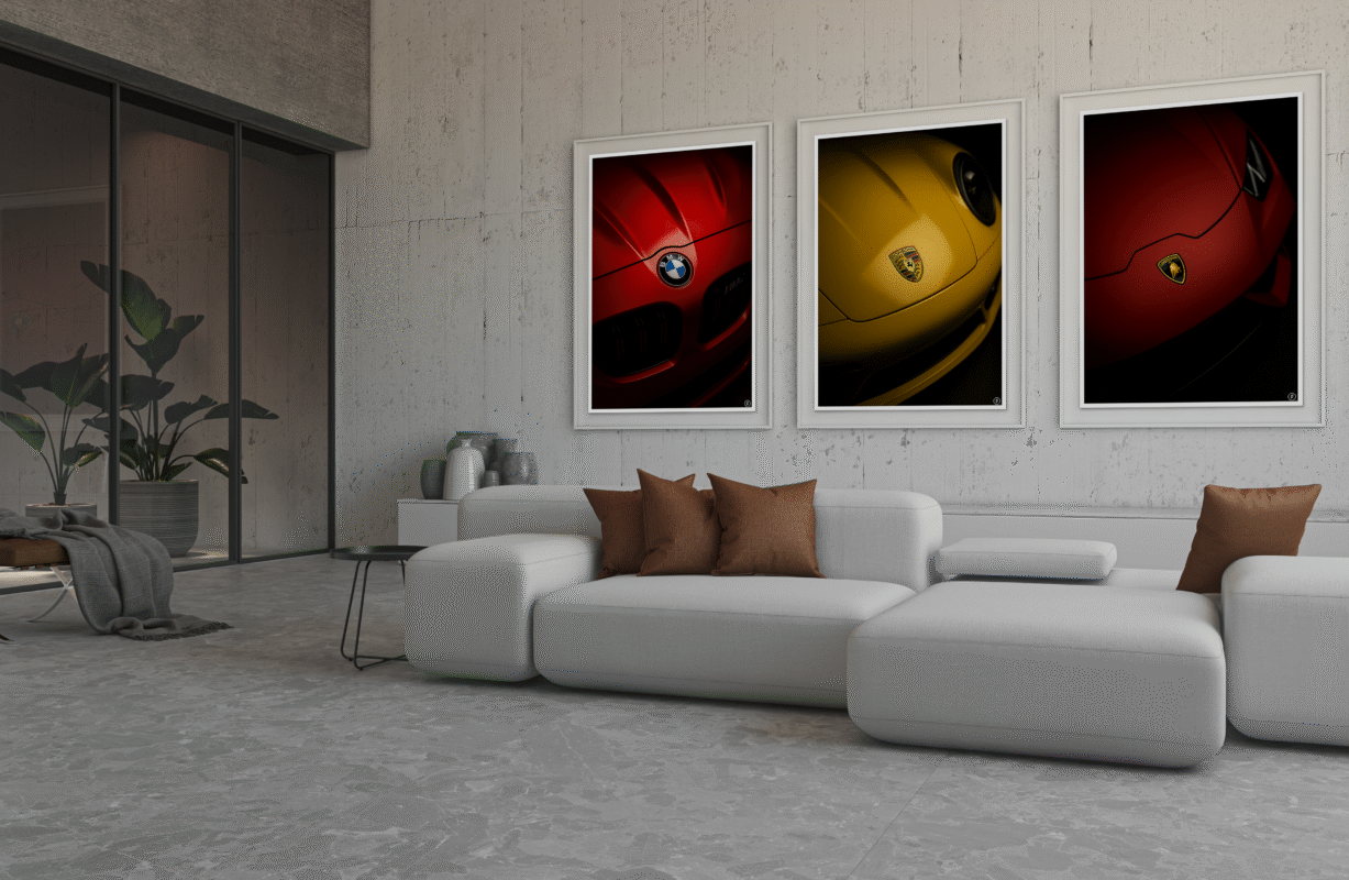 Red & yellow Supercar trio