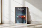 Lamborghini Fury – Cinematic Digital Wall Art
