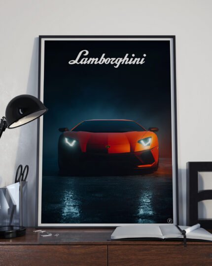 Lamborghini Fury – Cinematic Digital Wall Art