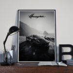 Pagani Huayra Inferno at Mountains– Digital Art