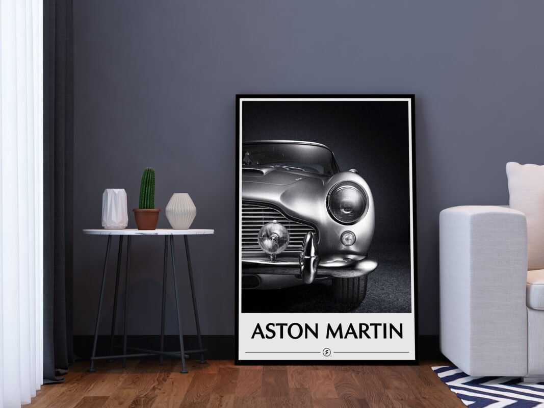 Aston Martin Digital Poster