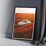 Porsche 911 Flower Blossom – Floral Digital Art