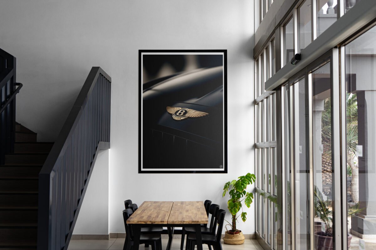 Bentley Continental Elegance – Cinematic Digital Poster