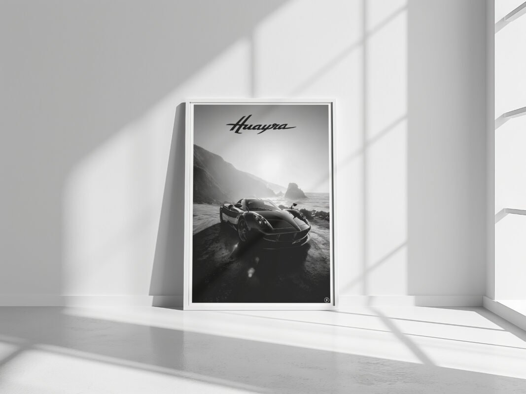 Pagani Huayra Inferno at Mountains– Digital Art