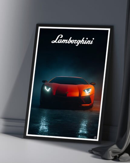 Lamborghini Fury – Cinematic Digital Wall Art