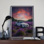 “Nissan GTR R34 – Midnight Velocity Cinematic Poster”