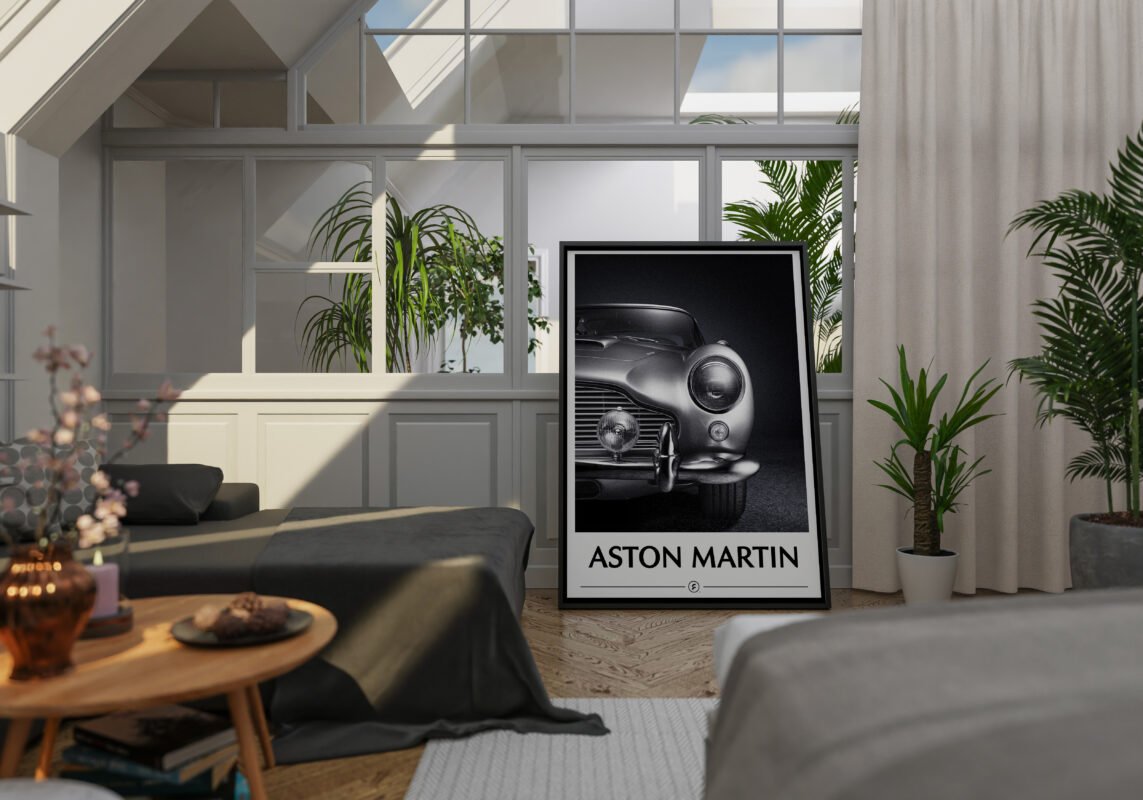 Aston Martin Digital Poster