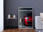 Porsche 911 Lion- Digital Art